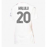 Maglie da calcio AC Milan Pierre Kalulu #20 Seconda Maglia Femminile 2023-24 Manica Corta